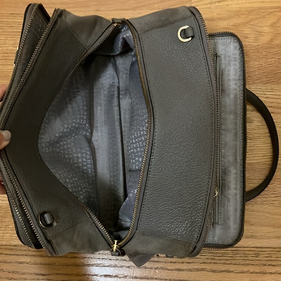 Kate Spade Leather-Suede Gray Handbag - Picture 11 of 16